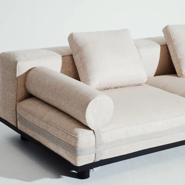 SAINT REMY WHITE 2-SEATER SOFA - Image 2