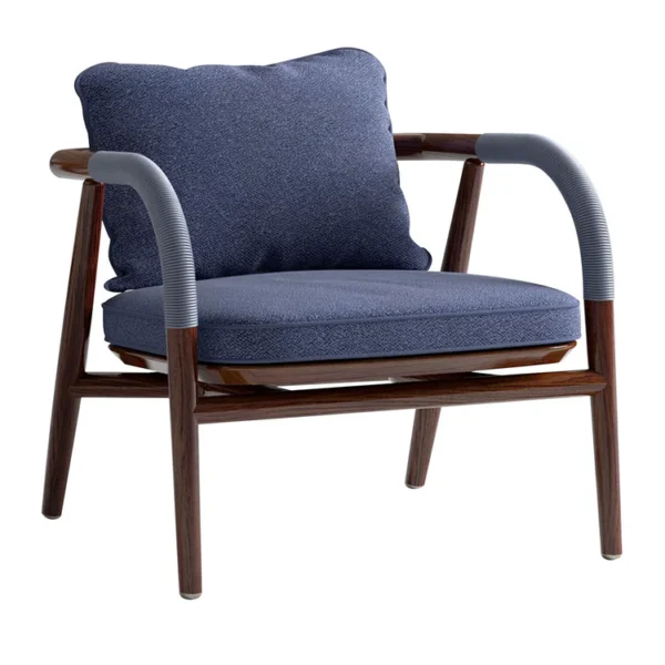 BLUE LOUNGE CHAIR