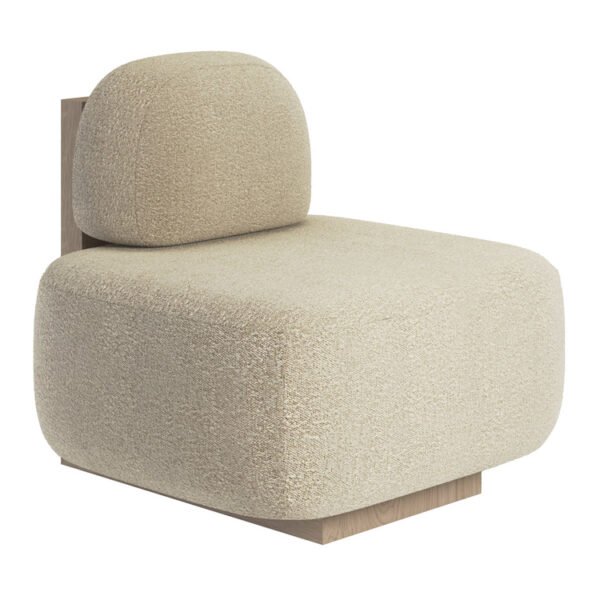YOSHIDA BEIGE BOUCLÈ ARMCHAIR - Image 3