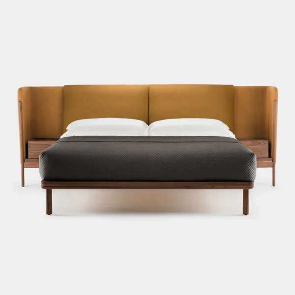 LOW DUBOIS BED W/SIDE TABLES - Image 2