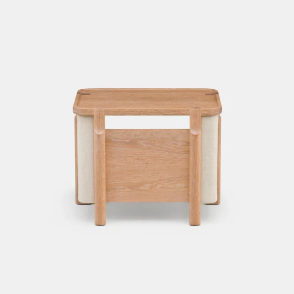 TWENTY-FIVE UPHOLSTERED BEDSIDE TABLE - Image 3
