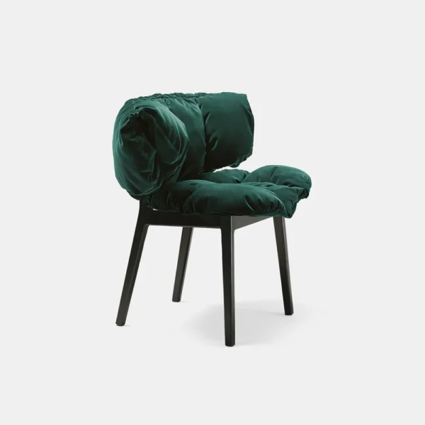 BLUE VELVET CHAIR