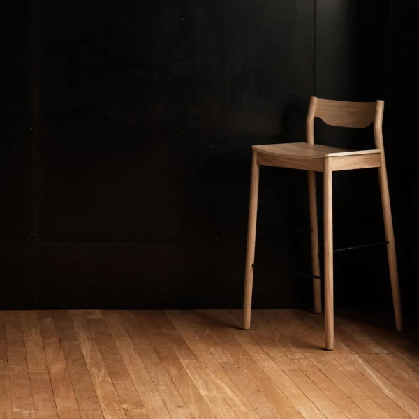 TANGERINE BAR STOOL WITH BACK - Image 2