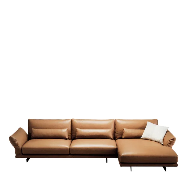 BEVERLY 3-MODULE LEATHER SOFA