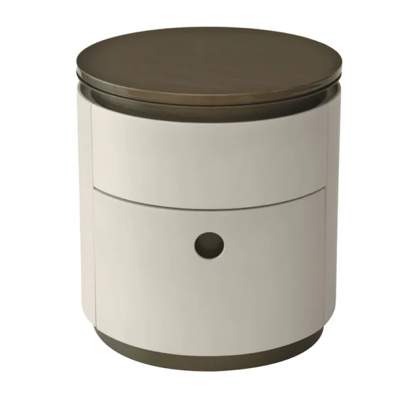 LOOP NIGHT TABLE WITH METAL TOP