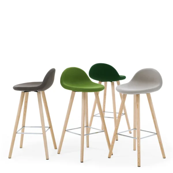 TED LIGHT-GRAY STOOL - Image 2