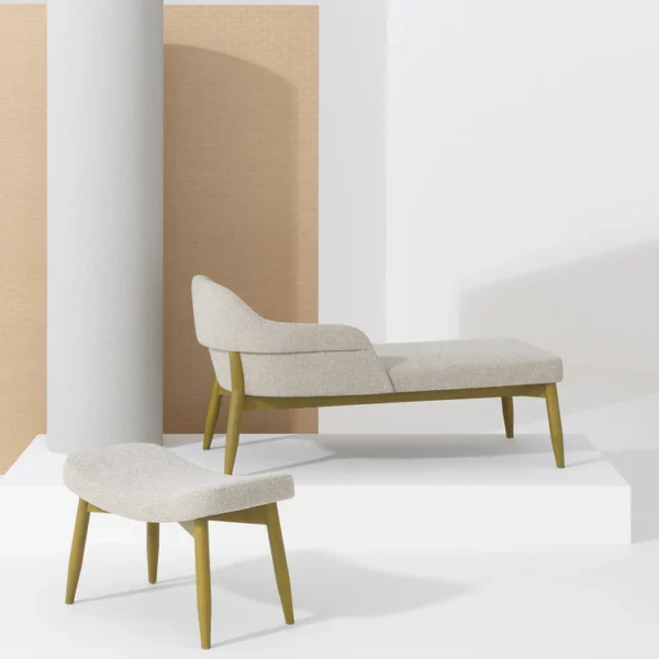 SPY 664 BEIGE CHAISE LONGUE - Image 2