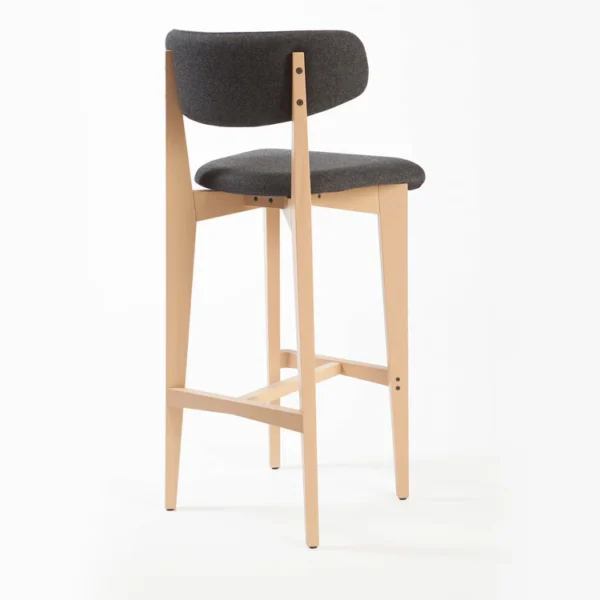 KSENIA GRAY BAR STOOL - Image 2