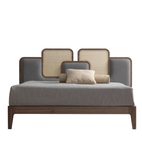 NUVOLA CANALETTO WALNUT KING SIZE BED