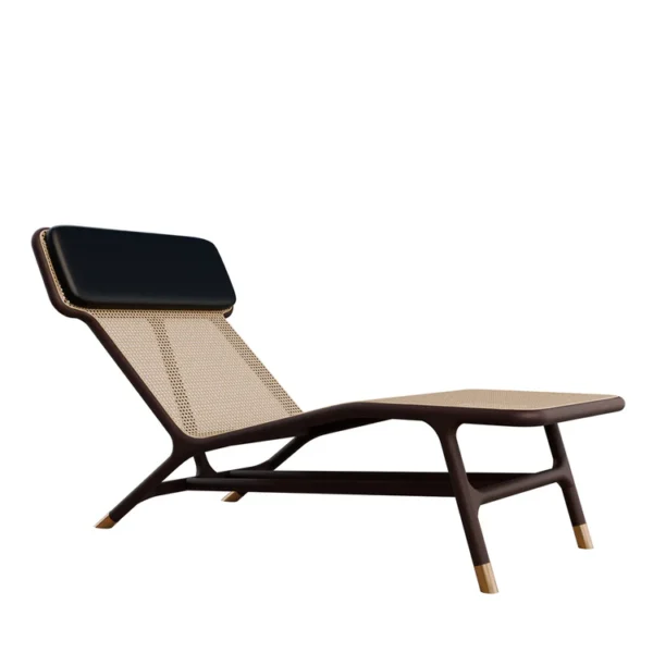 JOYCE BLACK CHAISE LONGUE